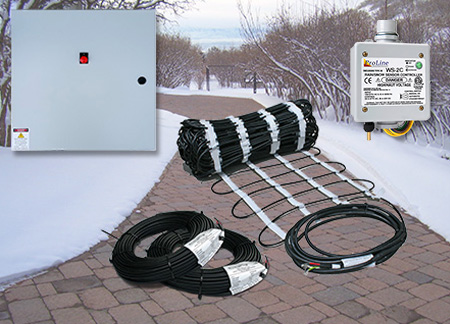 ProLine Radiant electric radiant snow melting systems.