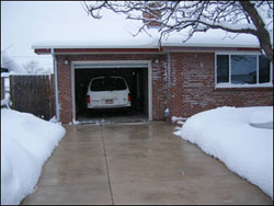 Heated driveway in Denver