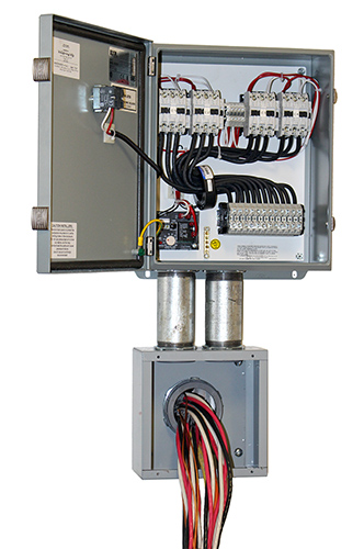 Contactor panel and box
