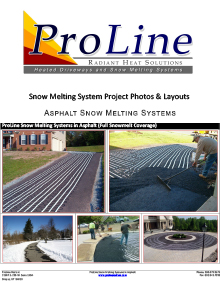 Snow melting systems in asphalt