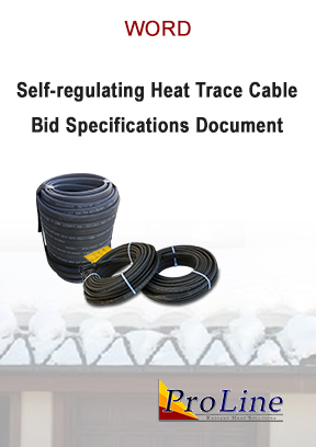 Self-regulating roof heating cable bid specifications (Word)