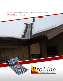 Low-voltage roof heating systems product sheet.