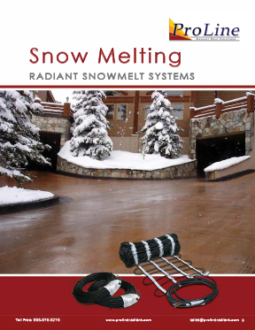 ProLine snow melting systems technical guide (product catalog breakout)