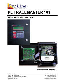 ProLine TraceMaster heat tracing control operator's manual