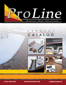 ProLine radiant heat product and services catalog