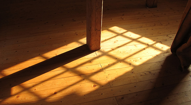 Heated hardwood floor