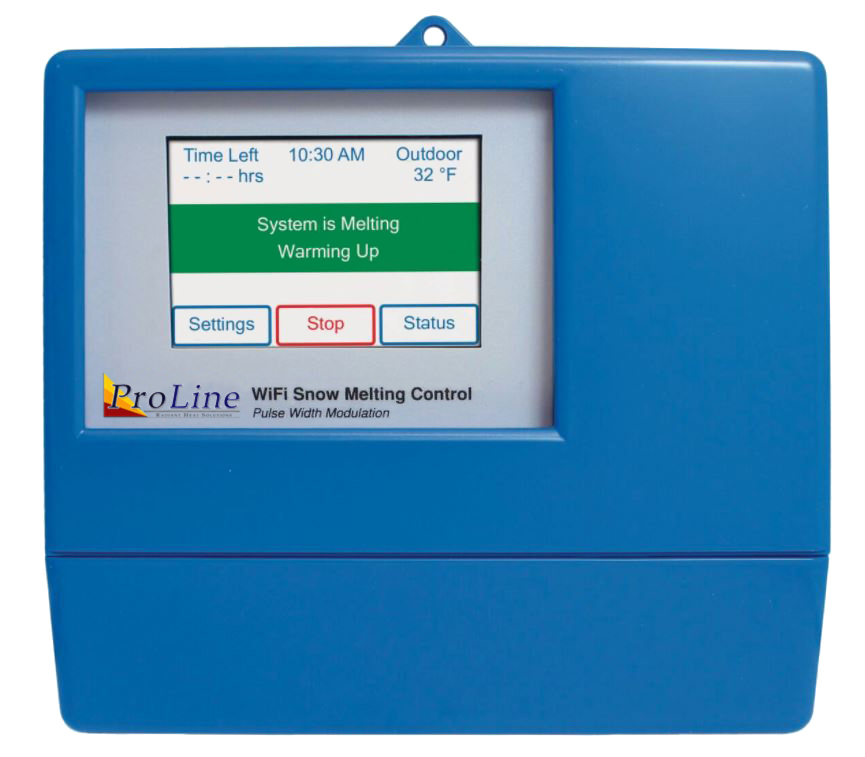 Wi-Fi snow melting system controller