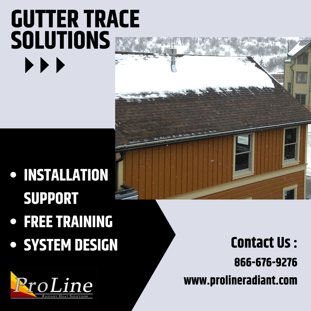 Gutter heat trace solutions