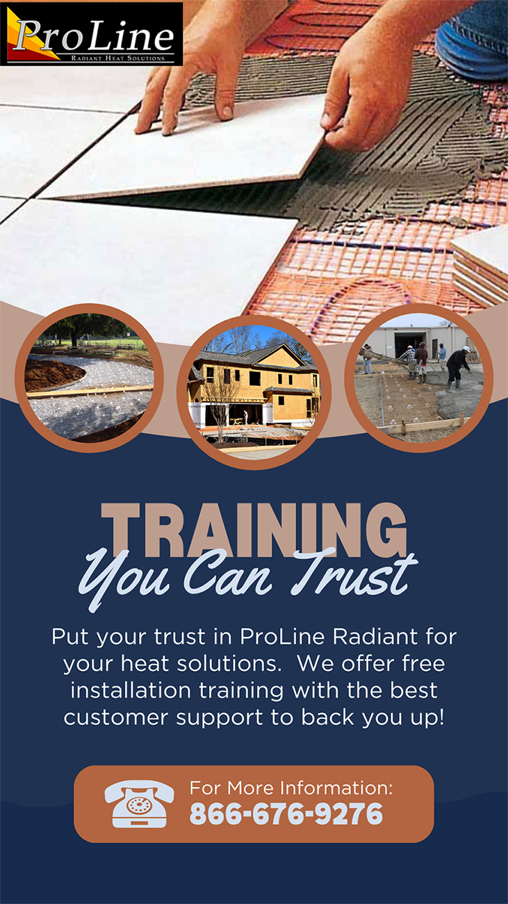 Free professional installation training you can trust.