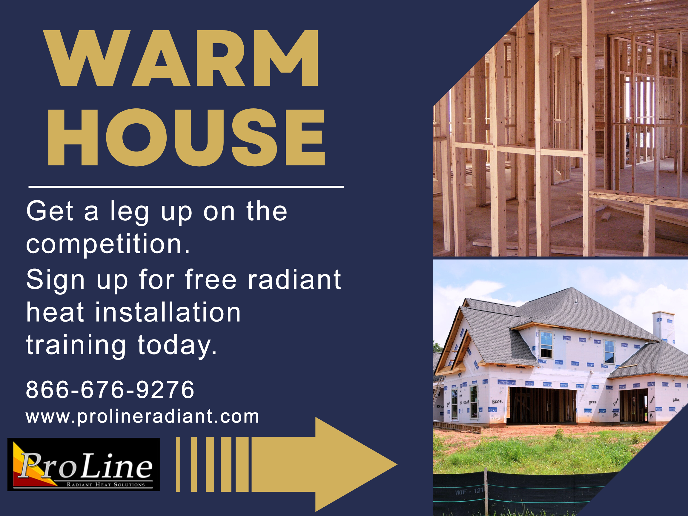 Free radiant heat installation training