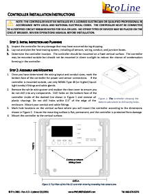 ProLine snow melting system smart controller installation guide