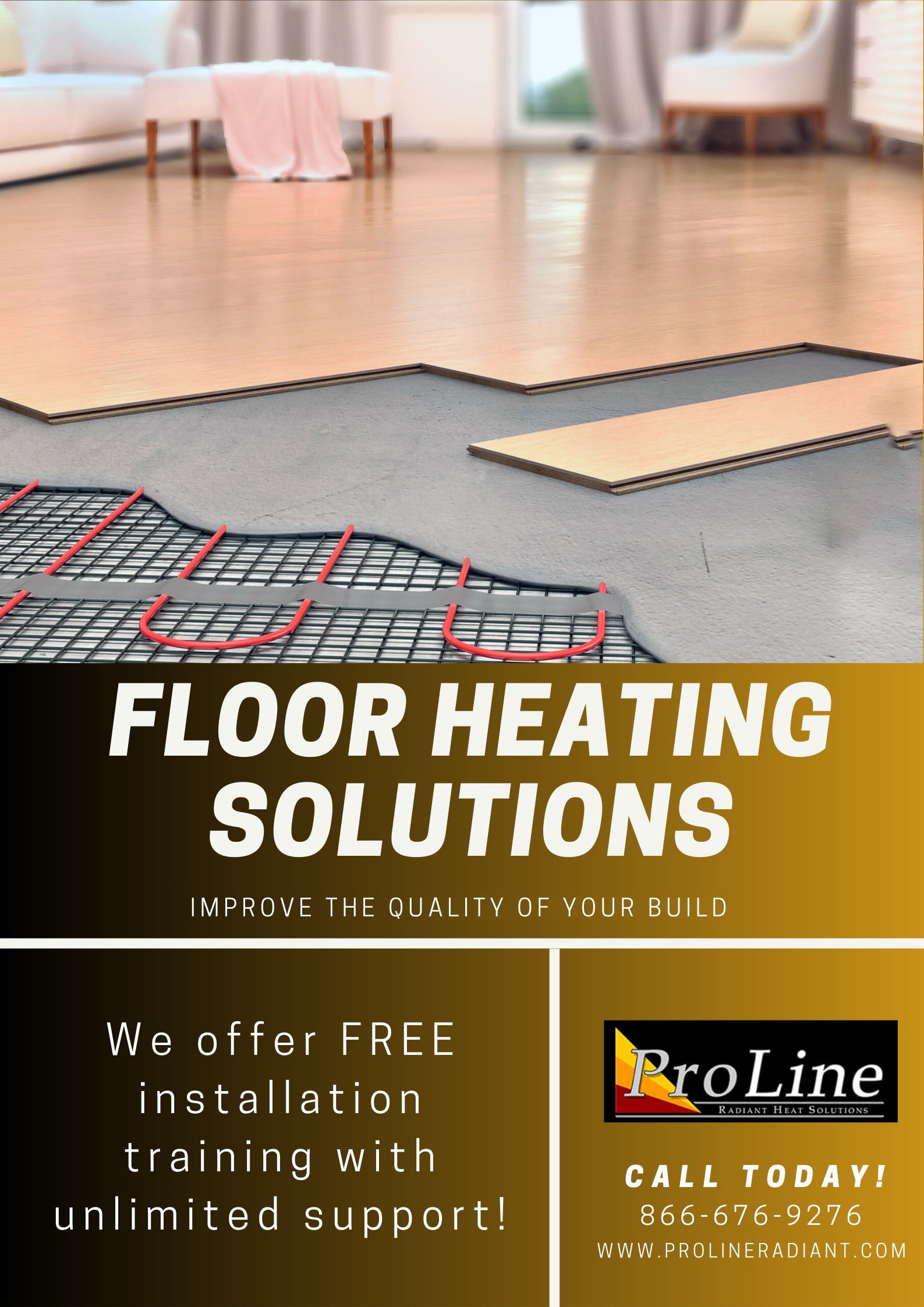 ProLine radiant floor heating solutions.