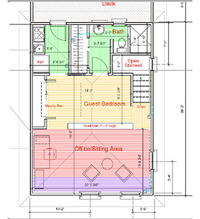 Floor heating AutoCad sample.