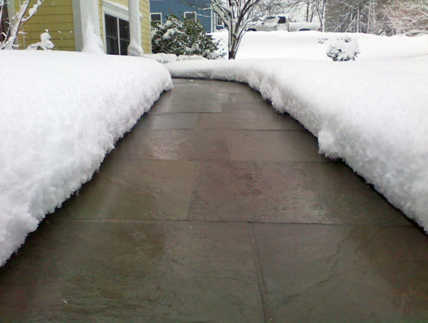 Heated Sidewalk and Step Mats