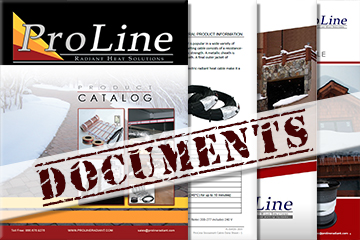 ProLine radiant heat documentation