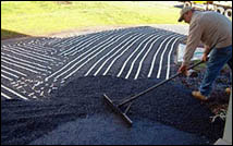 Retrofitting asphalt driveway with radiant heat