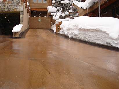 Warmzone heated driveway system design sample