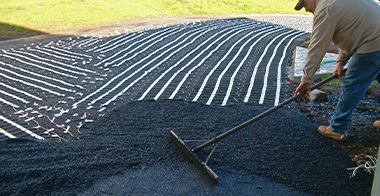 Retrofitting an asphalt driveway with radiant heat.